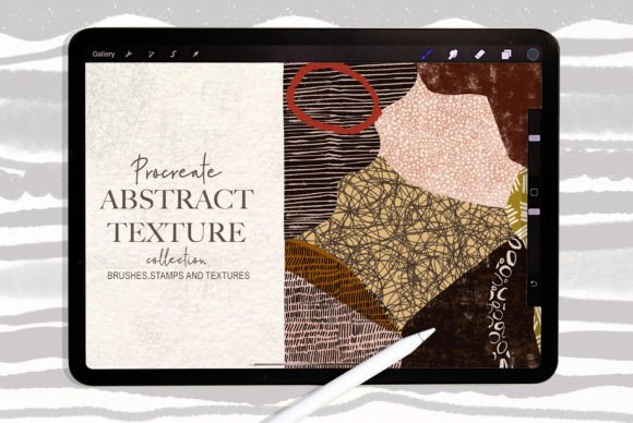 Abstract Texture Kit: Elevating Digital Art in Procreate