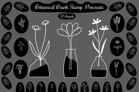 Botanical Brush Stamps Procreate 35 Brus: A Guide for Digital Creators