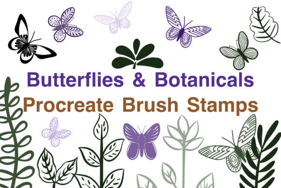 Butterfly Procreate Brush Stamps Set: A Creative Toolkit for Digital Artists
