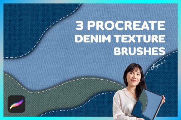 Denim Procreate Brush for iPad Artists