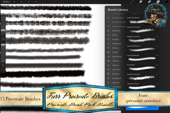 Elevating Digital Realism with the 13 Fur Procreate Brush Pack Bundle