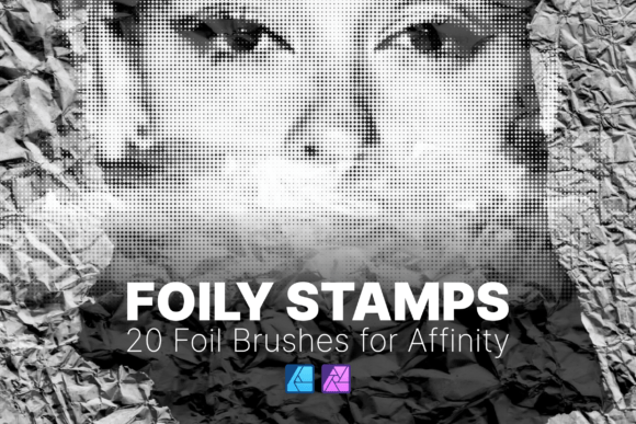 Foily Stamps - Affinity Brush Pack AD AP Review
