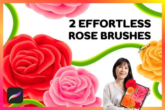 Mastering the Art of Digital Florals with Procreate Rose Brushes