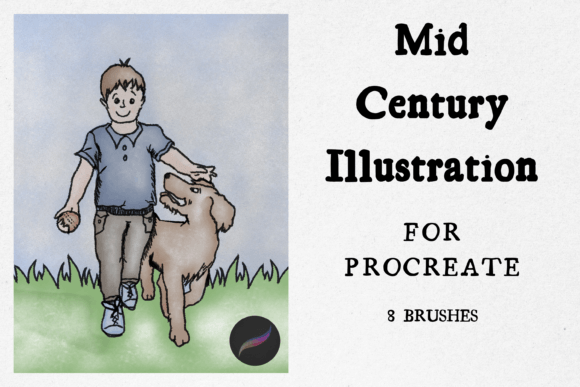 Mid Century Illustration for Procreate: A Practical Evaluation