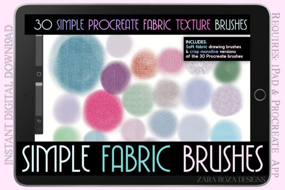 Procreate Fabric Texture Brush Pack: A Workflow Guide for Digital Fashion Illustration