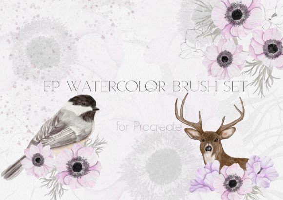 Procreate Realistic Watercolor Brush Set