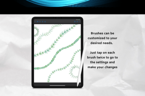 Procreate Vine Brush Pack: Elevate Your Digital Art with Graceful Details