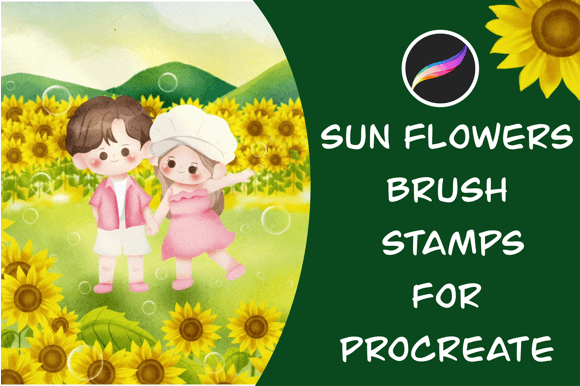 Sunflower Brush Stamp for Procreate: Elevating Your Digital Art