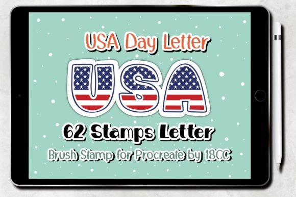 Unlocking Creative Potential with the USA Day Letter Procreate Brush Stamp Collection