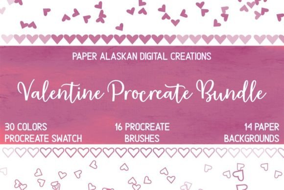 Valentine Procreate Bundle: Your Digital Toolkit for Romantic Creations